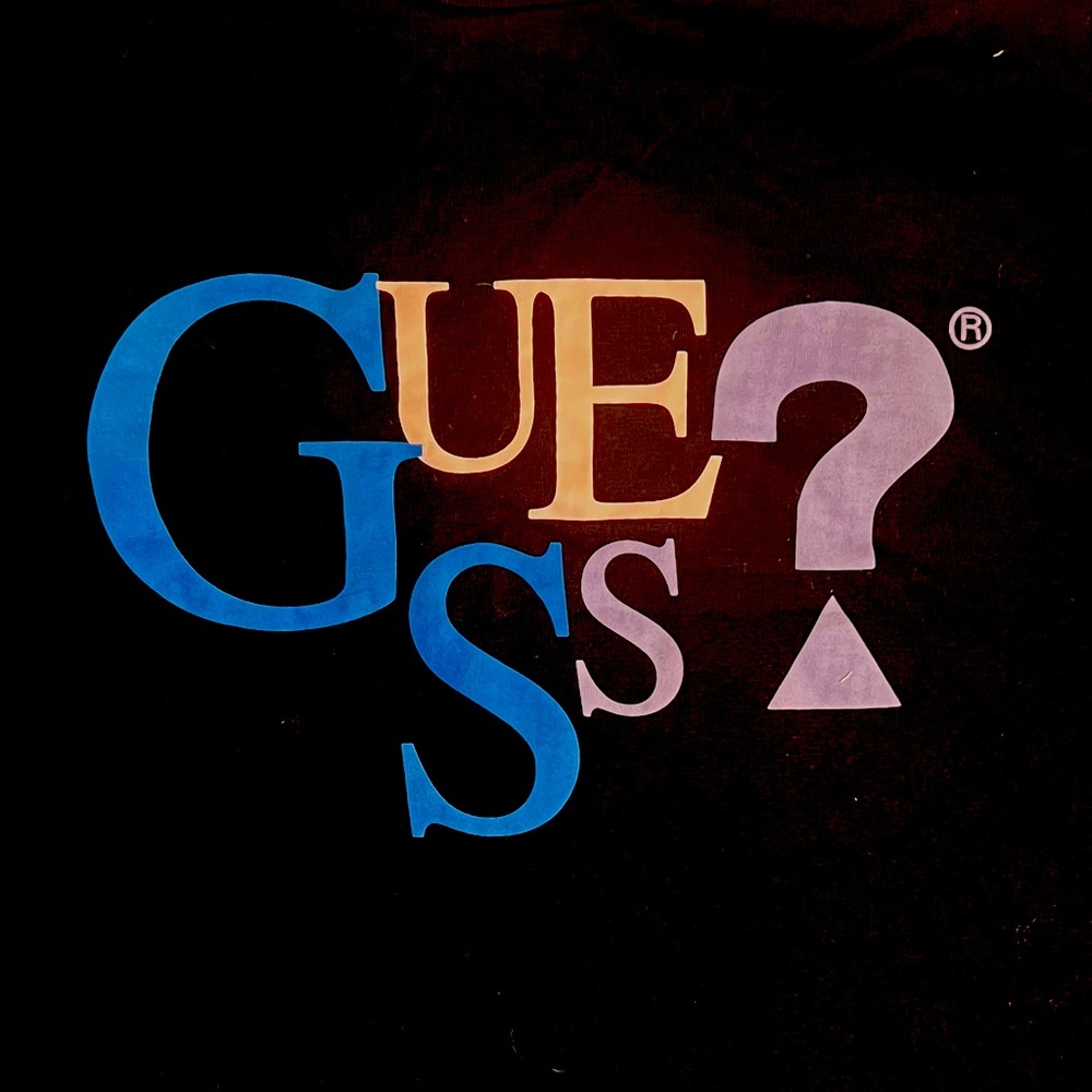 Authentic Guess | T Shirt | XL | Black | Never Worn